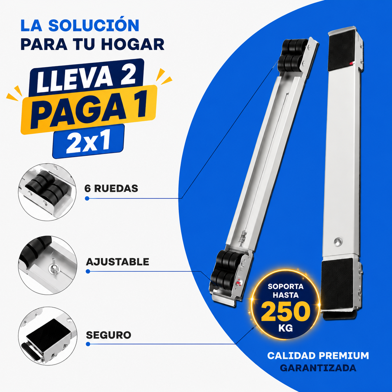 LLEVA 2 PAGA 1 - BASE MOVIL PARA ELECTRODOMESTICOS